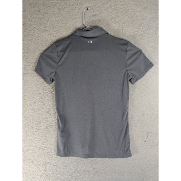 NEW Travis Mathew Polo Shirt Womens Medium Gray Pure Coto Performance Stretch - Picture 3 of 16